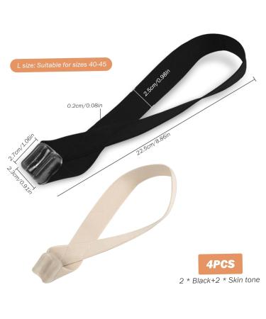 Toe Separators for Bunion Correction - 4Pcs Elastic & Breathable Toe Spacers - Portable Skin-Friendly Protector for Feet Size 40-45 - Buy Online on GoSupps.com