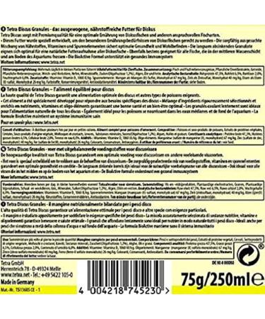 Tetra Discus Granules - Premium Fish Feed for Healthy Vibrant Discus - 250ml Can (1 Pack) - Buy Online on GoSupps.com