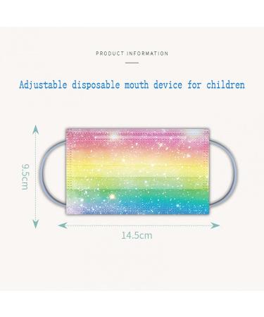 50pc Kids Disposable_Mask 3 Ply Kids Face_Masks for Protection Anti Dust Face Mouth Filter Tools for Children School - Buy Online on GoSupps.com