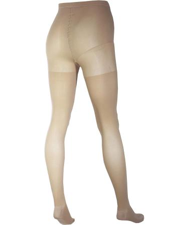 Truform Maternity Compression Pantyhose 20-30 mmHg Tummy Support X-Tall Beige - For Pregnant Belly - Buy Online on GoSupps.com
