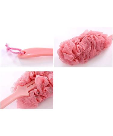 Loofah Sponge with Long Handle for Shower Exfoliating Luffa Bath Sponge for Body & Back Lower Legs Bath Shower Scrub Puff Scrunchie Soft Mesh Net (1#) - Buy Online on GoSupps.com