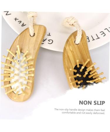 Buy 2-Piece Beech Wood Hair Comb Set - Antistatic Scalp Massage & Combat Hair Struggles - Perfect for Women - Buy Online on GoSupps.com