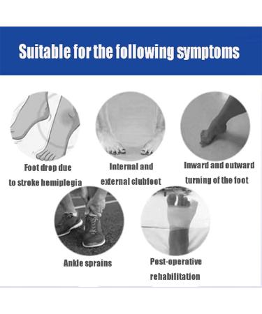 Foot Up Ankle Foot Orthosis Support - Inflatable Airbag for Hemiplegia & Stroke - Right Grey Size S - Optimal Foot Stabilizer for Walking - Buy Online on GoSupps.com