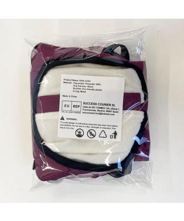 Buy XS Purple Waterproof Dog Coat with Harness - Warm Vest for French Bulldogs & Small Dogs - Buy Online on GoSupps.com