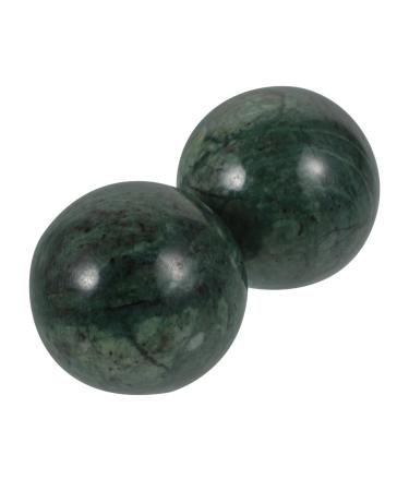 Goohochy 2 pieces Jade Fitness Handball Tools Massage Ball Massage Ball Hand training balls Jade Handball Massageballs Rolling Handball Handmill Balls Jadeball for older ones