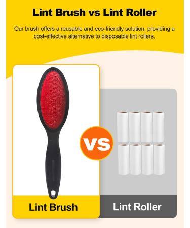 Reusable Lint Brush for Pet Hair Removal - Eco-Friendly Alternative to Lint Rollers | International Shipping Available - Buy Online on GoSupps.com