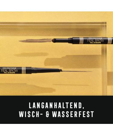 Max Factor Real Brow Fill & Shape Pencil 02 Soft Brown | 10g - Enhance Your Brows for Perfect Definition - Buy Online on GoSupps.com