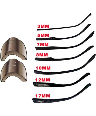 Buy Congguan Slip Glasses Wings - Flexible Side Signs for Medium to Large Glasses (Deep Brown) | International Shipping Available - Buy Online on GoSupps.com