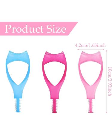 LIAMGUS 3 in 1 Mascara Shield Applicator Guard 3 PCS Make-up Eyelid Shield Eyelash Shield Eyelash Comb Cosmetic Tool Eyelash Combs for Women Girls Beginners - Buy Online on GoSupps.com