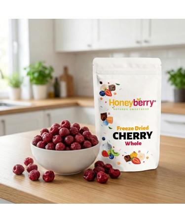 Griottes Lyophilis es Enti res 100g - Fruits Lyophilis s D shydrat s - Cerises Acides Lyophilis es - Griottes S ch es pour G teaux D corations de P tisseries Snacks Desserts et Cocktails - Buy Online on GoSupps.com