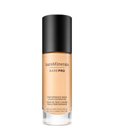 bareMinerals BAREPRO Performance Wear Liquid Foundation SPF 20 Golden Ivory 08 1 fl oz (30 ml)