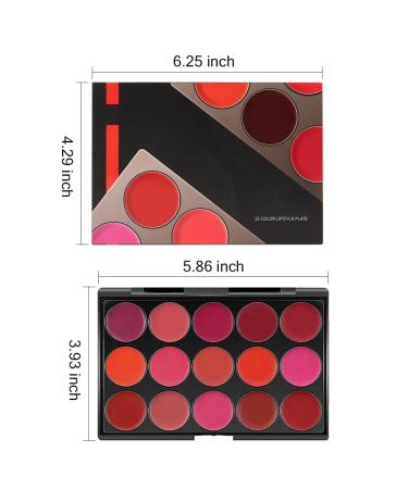 Kaely 15 Colors Lipstick Palette - Long Lasting Matte Lip Gloss for Women | Waterproof Halloween Makeup | Vibrant 24-Hour Lip Stain - Buy Online on GoSupps.com