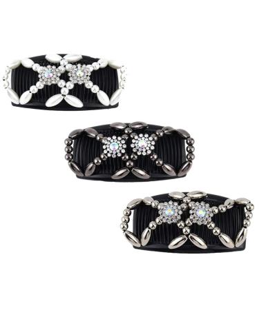MAYBEAN hair clips hair clip hair comb hair accessories hair clip 3 pieces DIY hair styling for women and girls gray - Buy Online on GoSupps.com