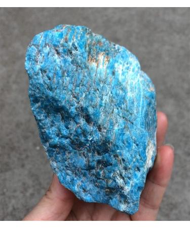 for 70-300g Natural Rare Blue Apatite Crystal Point Cluster Stone Piedras decorativas para el hogar Natural Luster (Size : 210-250g)