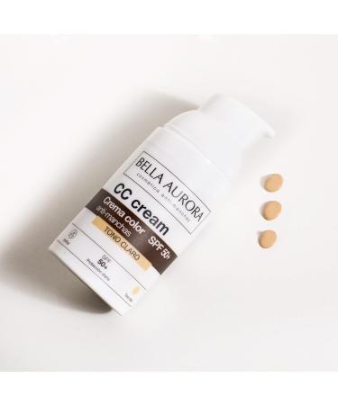 Bella Aurora CC Cream Light SPF50 Plus 30ml - Ultimate Skin Protection - Buy Online on GoSupps.com