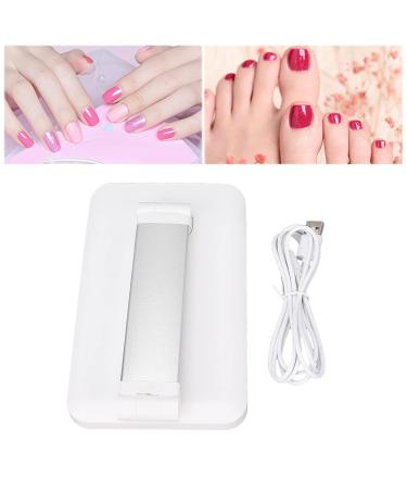 Buy USB-Adjustable Nail Flap Lamp - Professional Gel Polishing & Drying - Ideal for Home & Beauty Salon - White - Buy Online on GoSupps.com