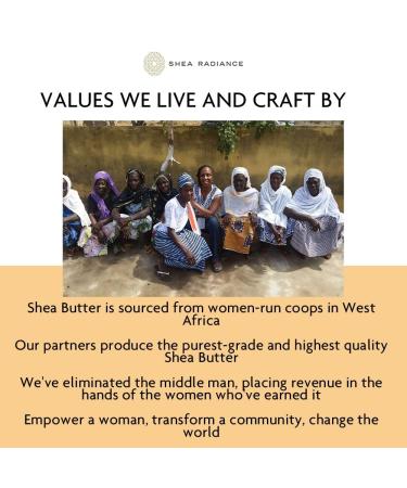 Buy Shea Radiance P.U.R.E Raw Shea Butter | 100% Natural Unrefined Body Butter for Sensitive Skin | Soothes & Moisturizes | 7.5 oz - Buy Online on GoSupps.com