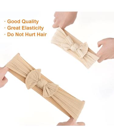 Shop Eihi 3-Pack Baby Front Ligaments for Girls | Soft & Elastic Nylon Forehead Bands - Perfect Baby Photo Accessories - Buy Online on GoSupps.com