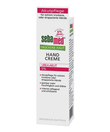 Dry Skin Hand Cream with 5% Urea - 75ml | Relieves Roughness & Cracking Restores Moisture Balance - Buy Online on GoSupps.com