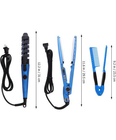 Healeved Curling Iron & Hair Straightener Set - Portable Hair Styling Tool for Women - Perfect for All Hair Types - Buy Online on GoSupps.com