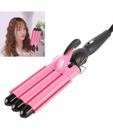 3 Barrel Curling Iron - Fast Heating Ceramic Hair Crimper & Waver Portable Adjustable Temperature Hair Curling Tool for Perfect Waves - Buy Online on GoSupps.com