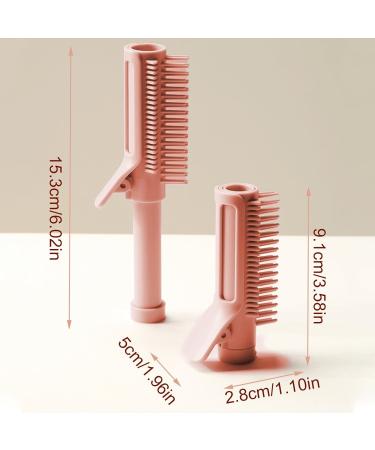 Styling Hair Curling Tool | Volumizing Hair | Curling Make Up Brush Roller Tool Hair Curlers on Top of Head Grip Hair Root Volume Hair Styling Pink - Buy Online on GoSupps.com