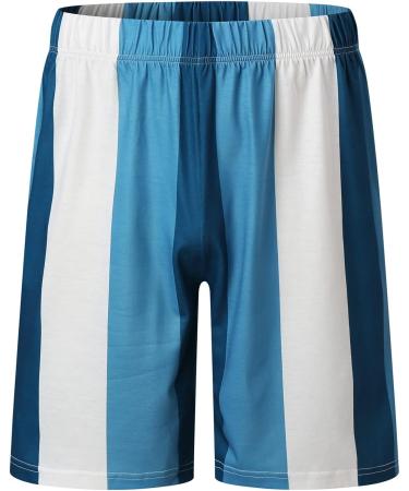 Men's Muscle T-Shirt & Short Set | Summer Workout 2 Piece Tracksuit - Blue-3 Medium - Buy Online on GoSupps.com