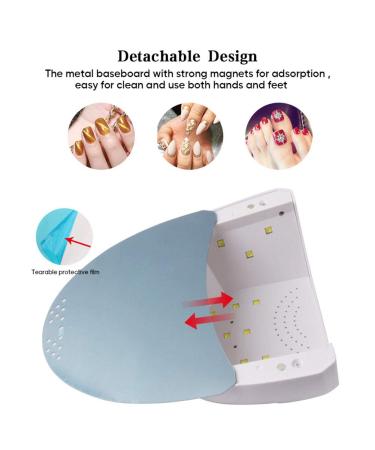 48W Intelligent Nail Lamp | LED UV Gel Curing & Nail Polish Dryer | Expert Manicure Tool for Home & Salon - Buy Online on GoSupps.com