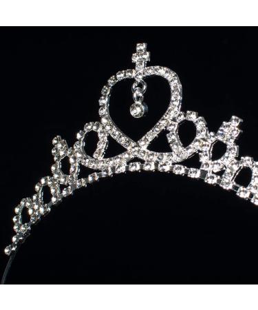 Girls Princess Crystal Tiara Crown for Birthday Party - Style1 | 1 Pack - Buy Online on GoSupps.com