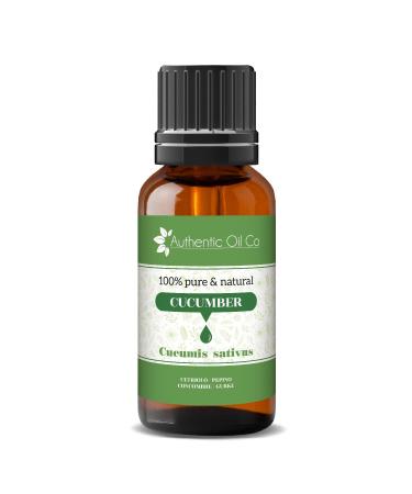 Cold -pressed cucumber oil 100% pure and natural suitable for vegans and free of animal testing for skin care 10 ml 10 ml (1 Pack)