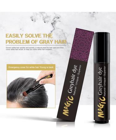 Gowwim Root Touch Up Hair Coloring Dye Pen - Semi-permanent Gray Coverage (Black) - Buy Online on GoSupps.com