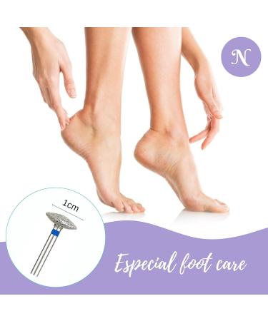 Natury Nails 3/8" Diamond Nail Drill Bit for Pedicure Calluses and Roughness Blue Medium Grit - Buy Online on GoSupps.com