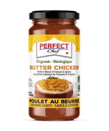 Perfect Chef Organic Butter Chicken Indian Cooking Sauce (12-Pack) 12 x 490ml