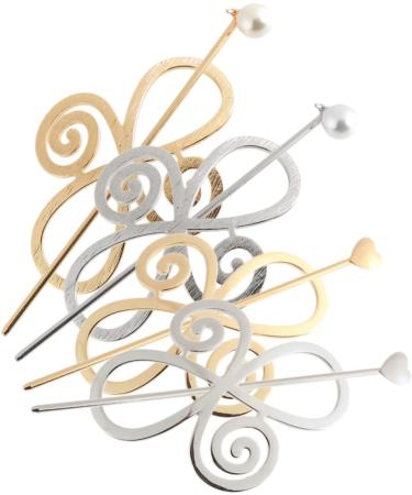 Beaupretty 8 Sets Hairpin hair barrettes metal hair clips for women tiaras for girls womens hair accessories hair accessories for girls clips for hair bun clips cage clamp alloy modeling Miss - Buy Online on GoSupps.com