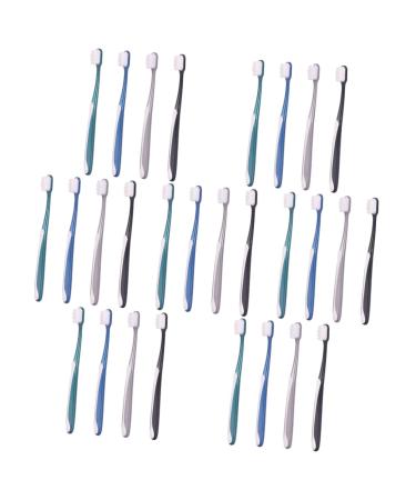 Healvian 28 STK soft toothbrush for adults soft toothbrushes for adults sensitive toothbrushes dental burden ultra soft adjust pregnant woman manual soft fur (1 Pack) different colors x 7 pieces