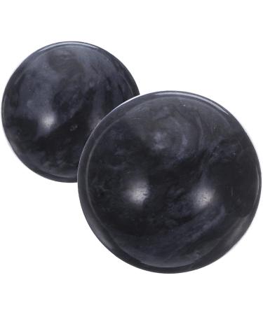 Minkissy 10-Pc Jade Ball Set | Stress Relief Gym Balls | Handcrafted Jade Fitness Accessories | 3.50x3.50cm | Perfect for Health & Relaxation - Buy Online on GoSupps.com