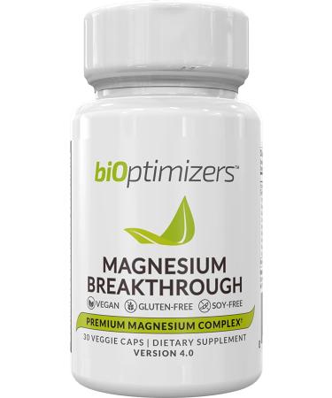BiOptimizers Magnesium Breakthrough Supplement - 30 Capsules