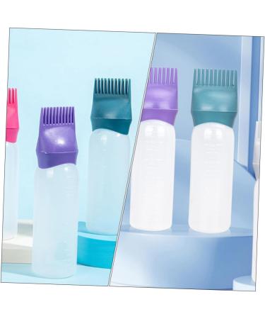 GALPADA 6 pi ces Flacon Applicateur Peigne pour Coloration Cheveux Bouteille Plastique avec chelle Gradu e Pratique pour Appliquer Huile et Lotion Aux R utilisable et Facile  - Buy Online on GoSupps.com