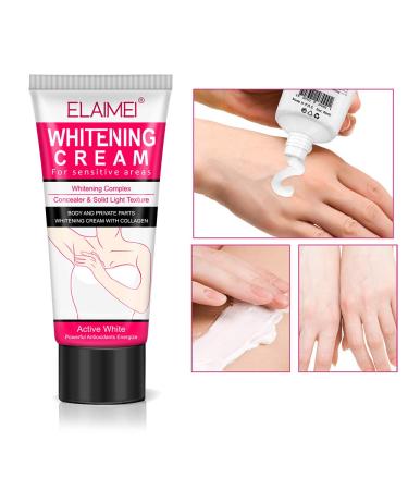Brightening Underarm Cream 60ml - Moisturizing Formula for Neck, Knees & Private Parts - Intimate Skin Moisturizer - Buy Online on GoSupps.com