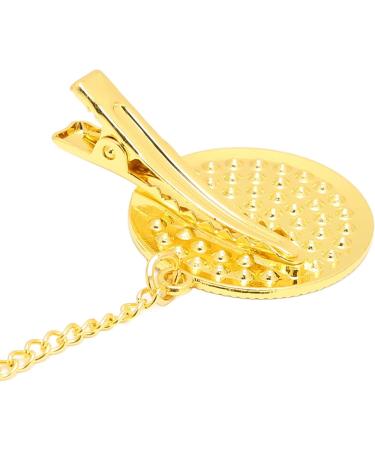 Hyuduo Golden Baby Pacifier - Personalized Curved Design Safe Materials Healthy Bling - Newborn Essentials with Clips for 6-18 Months - Buy Online on GoSupps.com