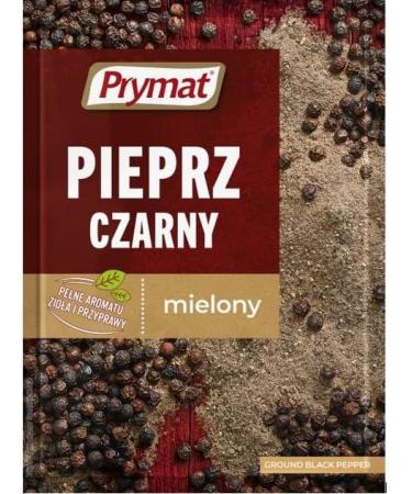 Prymat Black Pepper (Ground) for Natural Hot Flavor and Seasoning 20g (Pack of 25) - Buy Online on GoSupps.com