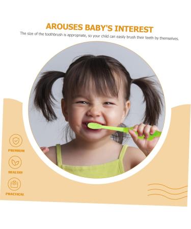 PartyKindom 24pcs Small Crocodile Toothbrush Set - Baby-Safe with Small Heads & PP Sticks for Dental Care - Buy Online on GoSupps.com