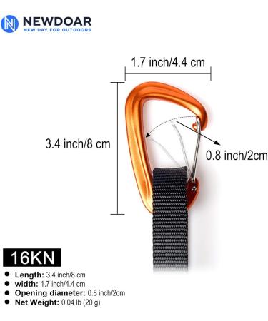 NewDoar Foot Ascender Loop for Climbing - Black Red | Tree Arborist Gear - Buy Online on GoSupps.com