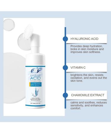 Gentle Facial Cleansing Foam - Deep Clean Moisturize Soften Skin Fine Lather Reduces Irritation(3PCS) - Buy Online on GoSupps.com