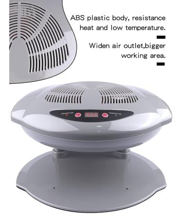Kalolary 400W Automatic Nail Dryer | Hot & Cold Air Nail Polish Dryer | Manicure Tool for Gel Nails & Toenails | Salon Quality (Gray) - Buy Online on GoSupps.com