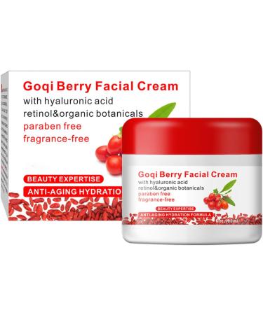 Goji Berry Facial Cream 100g Anti-Aging Antioxidant Face Moisturizer Revitalizing Anti Wrinkle Cream Face Moisturizer Revitalizing Facial Cream - Buy Online on GoSupps.com