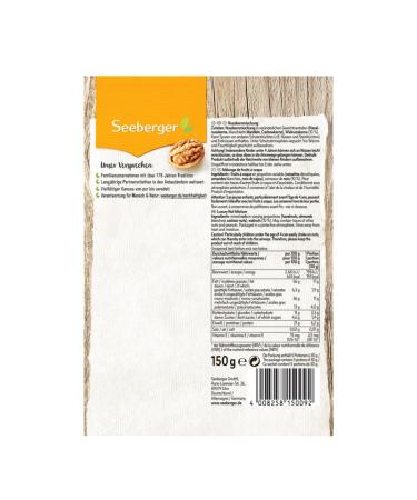 Seeberger Nusskern Mixing 12 Pack - Gluten-Free Nut Mix of Hazelnut Almond Walnut & Cashew Nuts | 150g Mini Bags for Intense Flavor | International Shipping - Buy Online on GoSupps.com