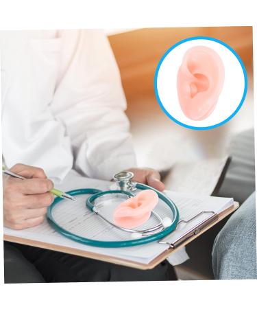 2 Pairs Healeved Silicone Ear Mold Piercing Earrings - Body Jewelry for Right Ear Simulation | Mannequin Silicone Body Parts - Buy Online on GoSupps.com