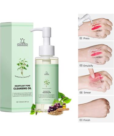 Huile D maquillante Huile Nettoyante D maquillante Douce 100 Ml D'Huile Nettoyante pour les Pores de Heartleaf Huile D maquillante Douce et Non Irritante pour Femmes - Buy Online on GoSupps.com