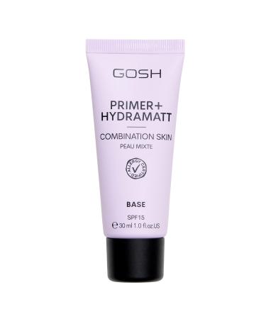 GOSH Primer for oily and combination skin with SPF 15 vegan i Matting & moisturizing Primer I Light protection factor 15 I allergy -certified & perfume -free makeup i prime + hydramatt colorless - Buy Online on GoSupps.com